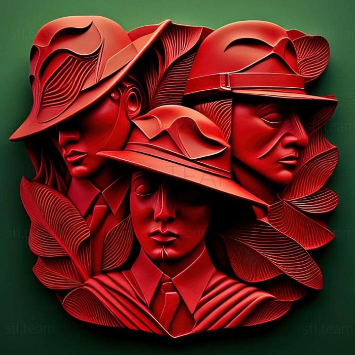 3D модель Красные шляпы (STL)